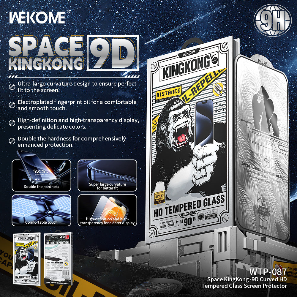 Wekome Curved 9D (HD) Screen Protector - WTP-087