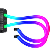 Lovingcool LC-B240-R 240mm ARGB Liquid Cooler with Temp Screen (Black)