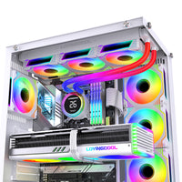 Lovingcool LC-B240-R 240mm ARGB Liquid Cooler with Temp Screen (Black)