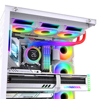 Lovingcool LC-B240-R 240mm ARGB Liquid Cooler with Temp Screen (Black)