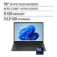 HP OmniBook 3 AI PC 16" WUXGA Touchscreen Intel Core Ultra 5 - 225U 8GB DDR5 RAM / 512GB SSD Intel Graphics Win 11 Mica Silver 16-BU0305DX