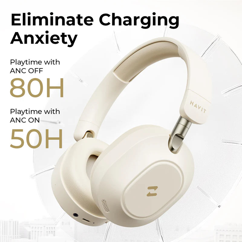 Havit H668BT Active Noise Cancelling Wireless Headphones