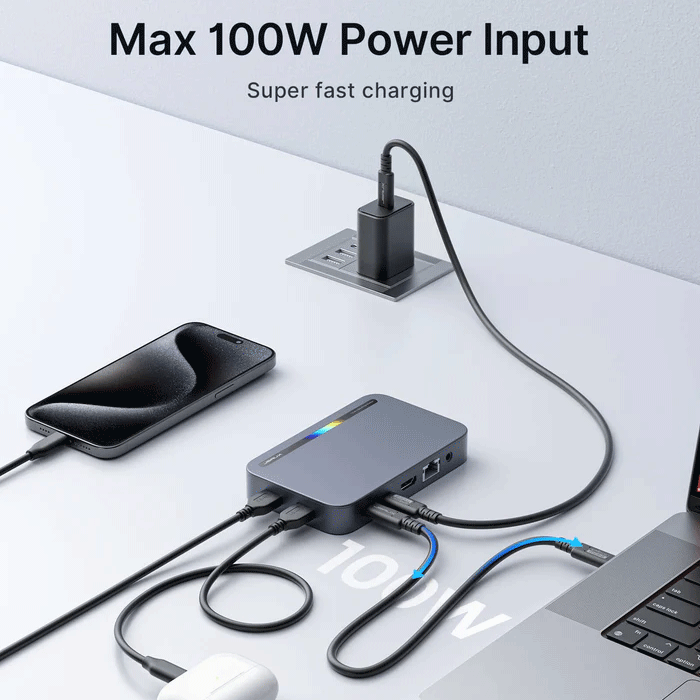 JSAUX USB-C 10 in 1 Docking Station - MP03L