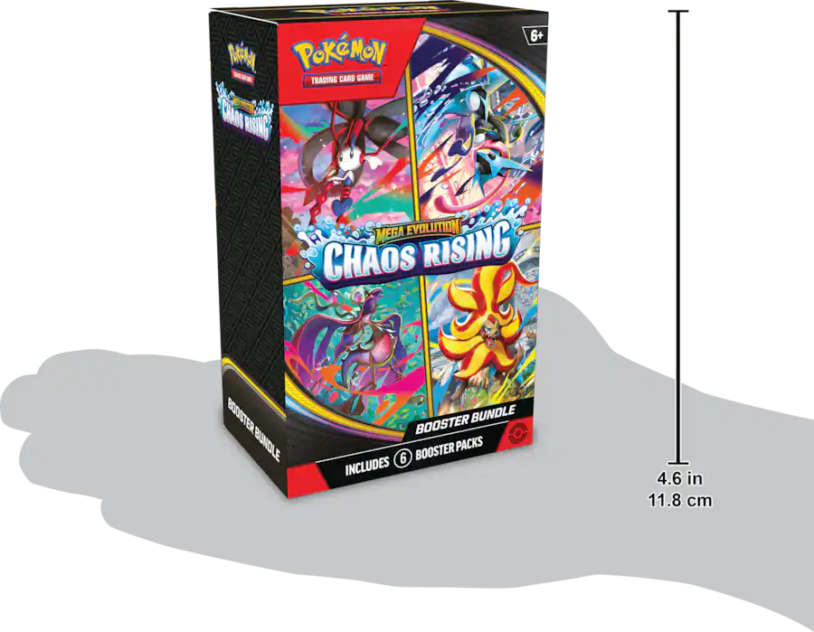 Pokemon TCG Chaos Rising (ME-04) 6 Booster Bundle (ENG)
