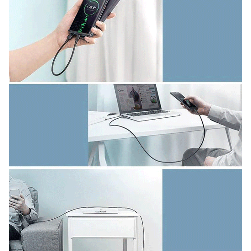 UGREEN Usb-A 2.0 To Usb-C Cable Nickel Plating 1m Charging And Data Cable White