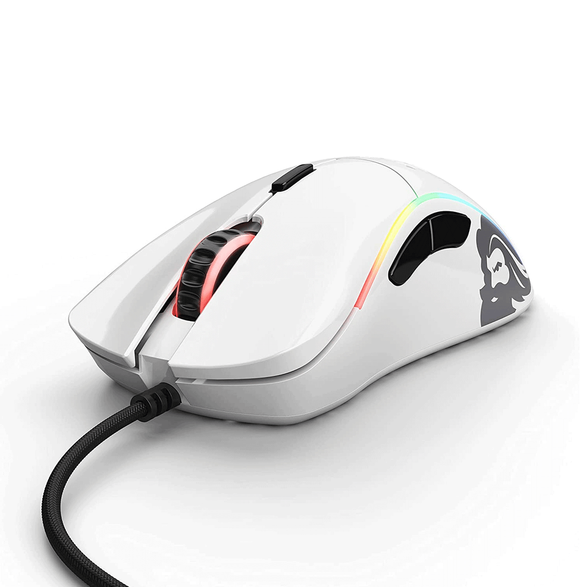 Glorious Model D Wired RGB Gaming Mouse [Glossy White]