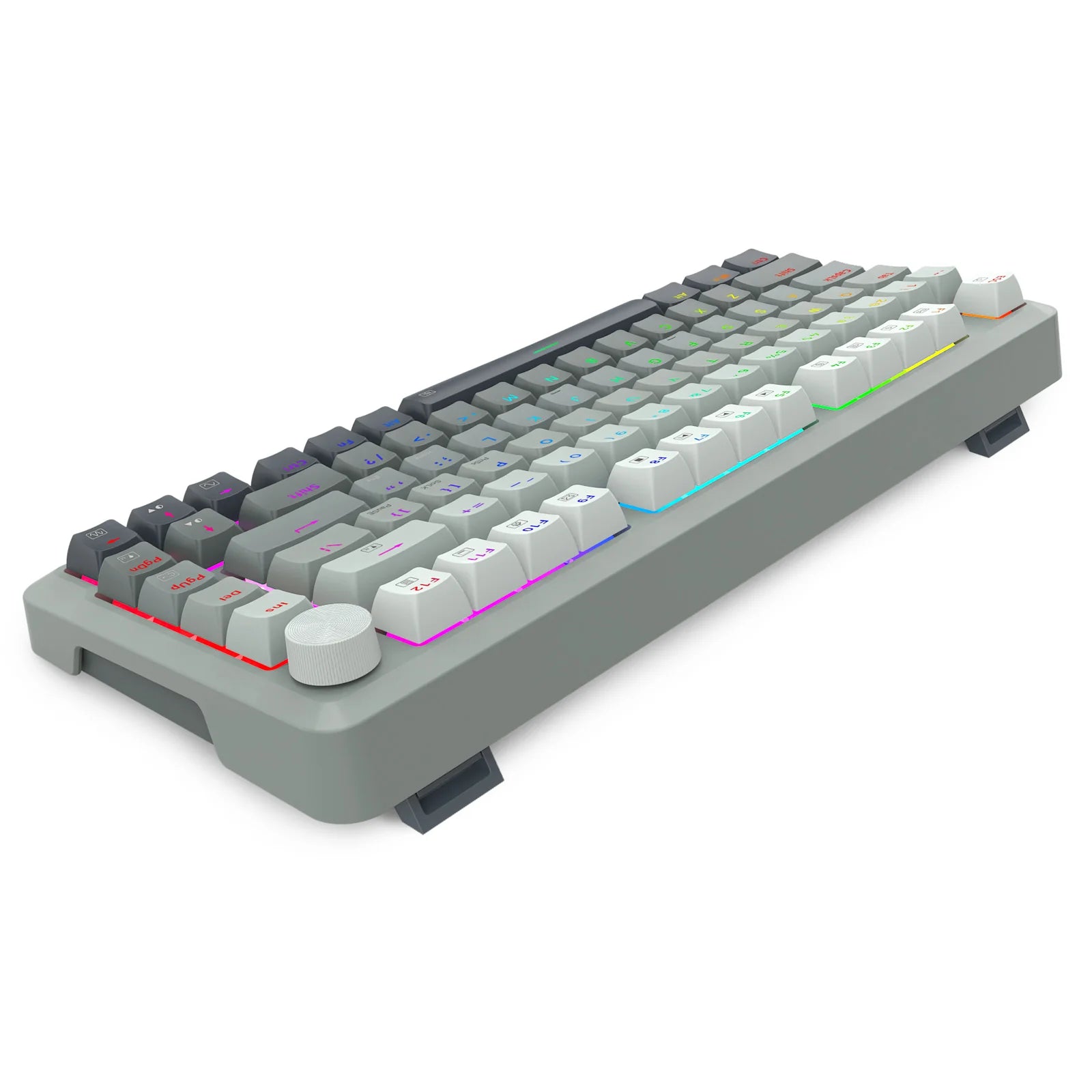 E-Yooso HZ-82 RGB 82-Keys Wired Mechanical Keyboard Gradient Grey (Magnetic Switch)