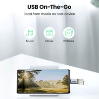 UGREEN USB-C 3.1 Male To USB A 3.0 Female OTG Adapter (Space Gray) [US270/50283]