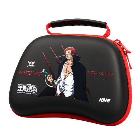 IINE Storage Bag for Switch Pro Controller Shanks Black/Red [L902]