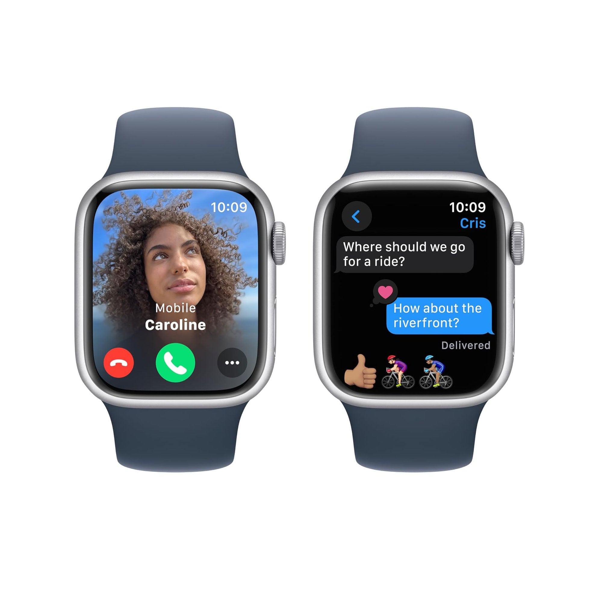 Apple Watch S9 45mm Midnight Alum w/ Midnight Band