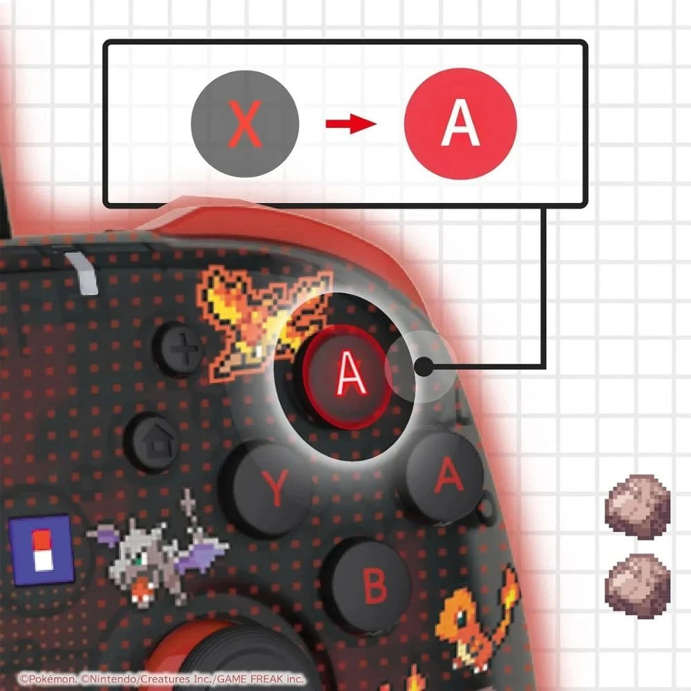 Hori Wired Horipad Pokemon Pixel Series for Nintendo Switch 2