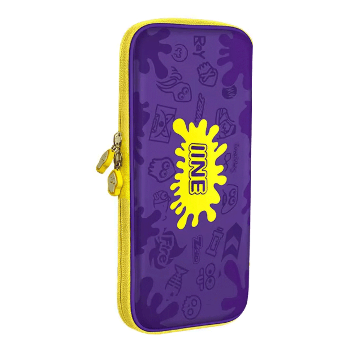 NSW IINE Storage Bag For N-Switch / N-Switch OLED (Splatoon 3 Purple/Yellow) [L711]