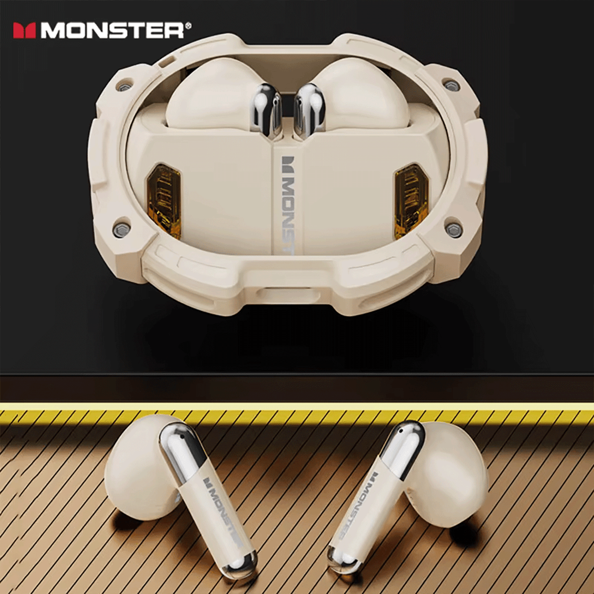 Monster Airmars XKT10 PRO TWS Earphones Wireless Bluetooth with Mic HiFi
