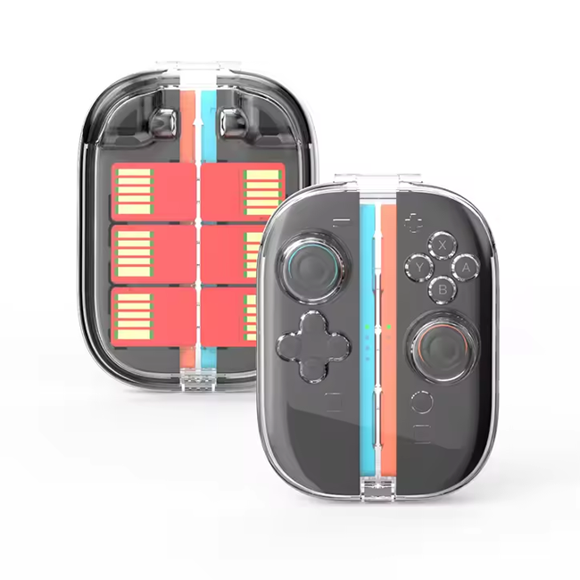JYS-NS2311 Crystal Case For Joy-Con Controller And Game Card Storage