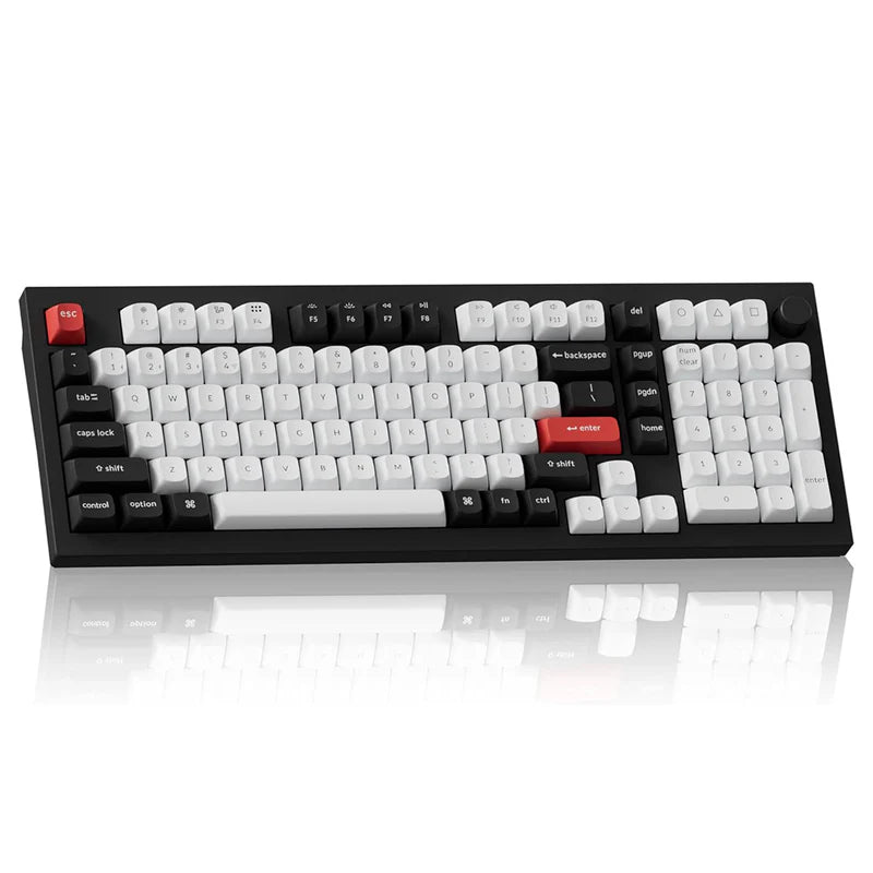 Keychron Q5 HE QMK 96% Fully Assembled Knob RGB Backlight Hot-Swappable Wireless Magnetic Switch Keyboard (Gateron Double-Rail Magnetic Nebula Switch)
