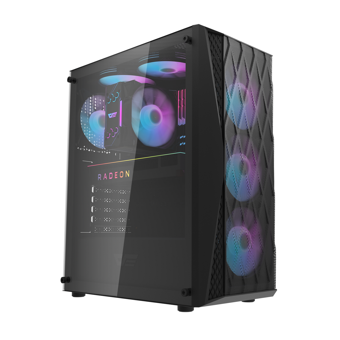 DarkFlash DK352 Mesh Mid-Tower ATX PC Case (Black)