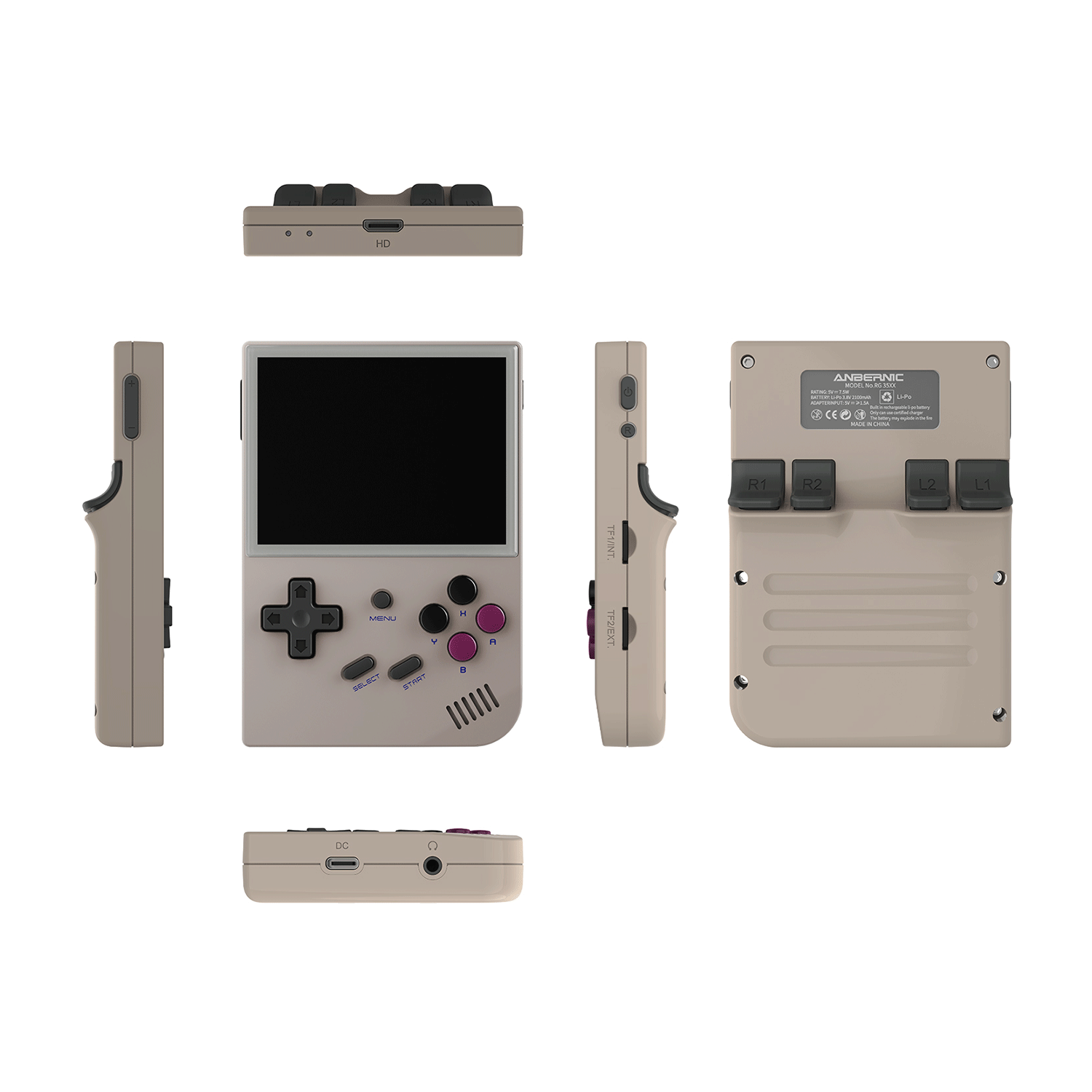 ANBERNIC RG35XX Retro Handheld Gaming Console iPS Screen Video 3.5” Classic Gaming Emulator