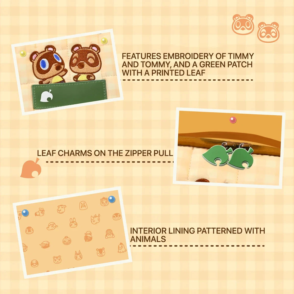 Hori Animal Crossing Puff Pouch for Nintendo Switch 2 (NSX-159A)