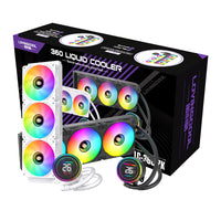 Lovingcool 360mm ARGB Liquid Cooler with Temp Screen