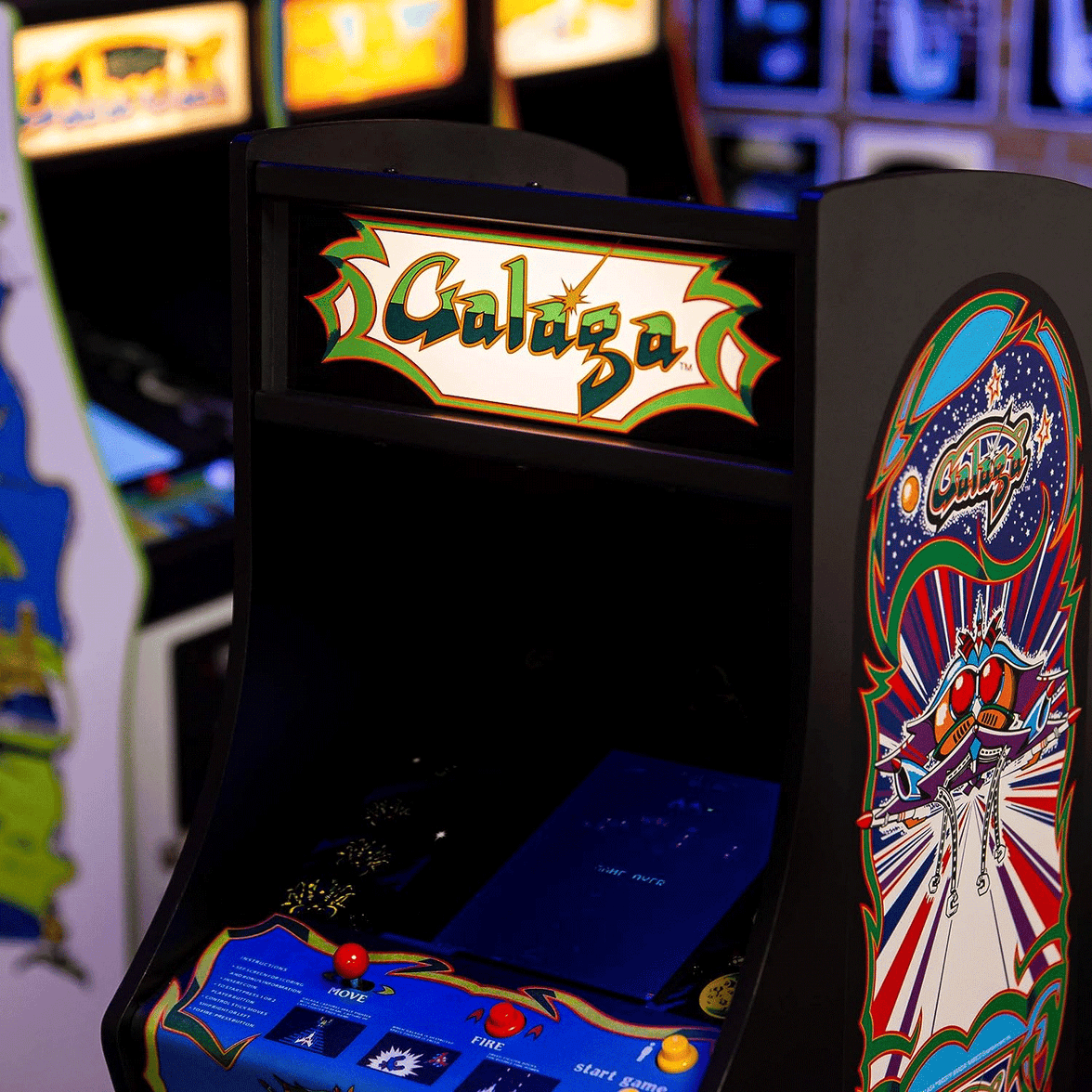 Galaga Quarter Scale Arcade Cabinet