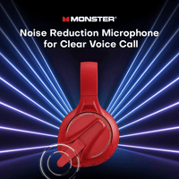 Monster XKH03 Wireless Gaming Headset With Mic Hi-Fi Sound Deep Bass