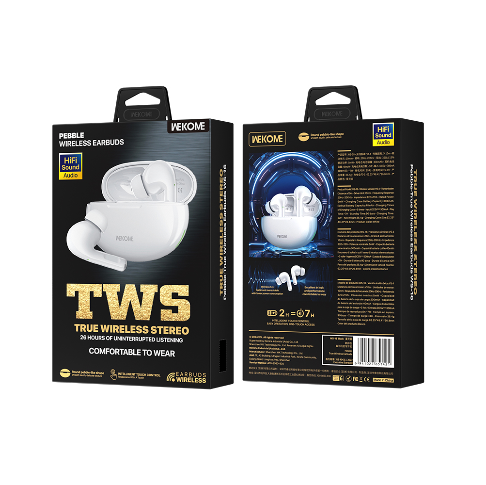 WEKOME True Wireless Earbuds WS-16