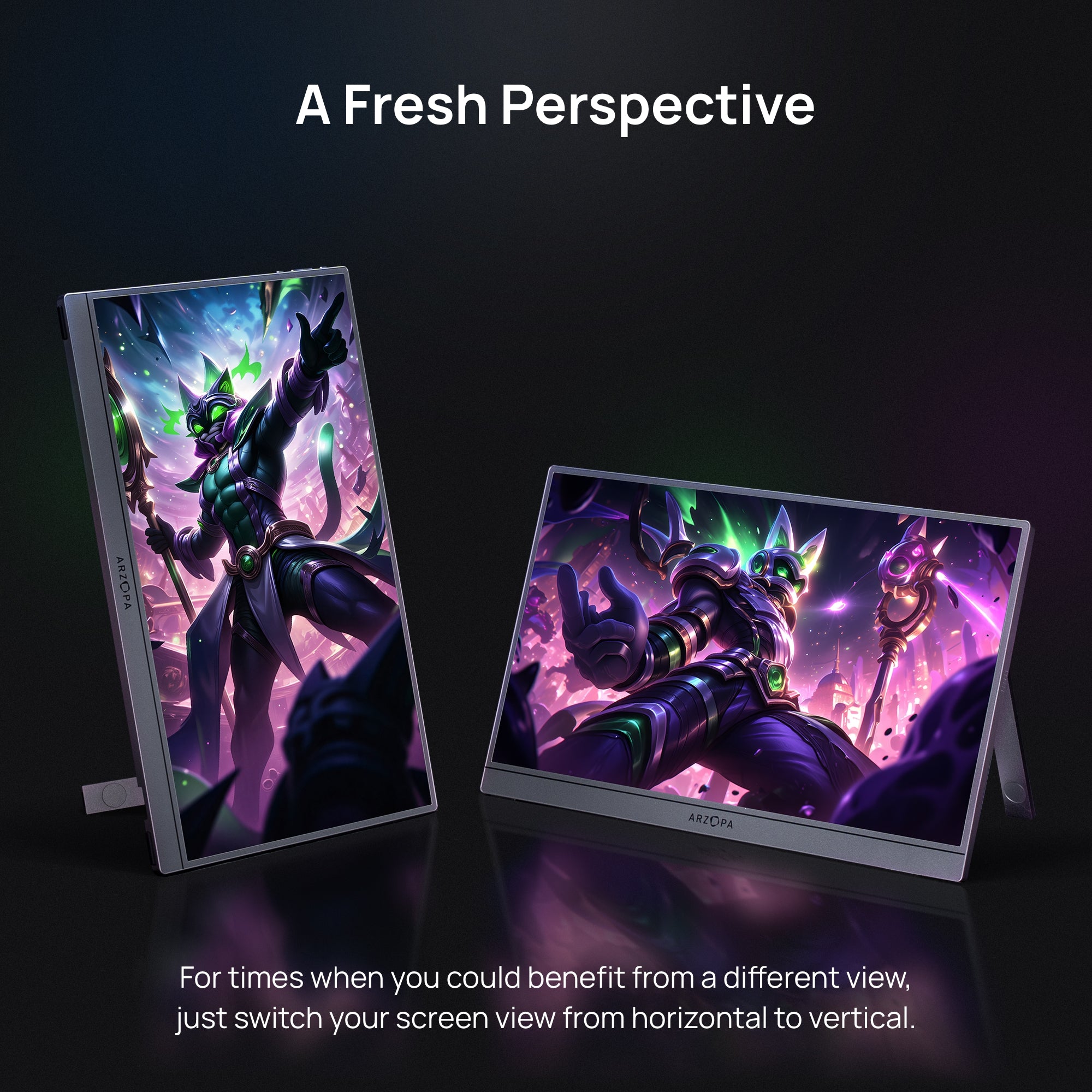 [PRE-ORDER] ARZOPA Z1FC 15.6" FHD Portable Monitor (Grey)