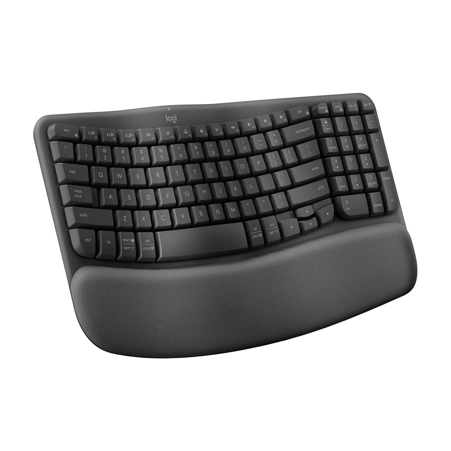 Logitech Wave Keys Ergonomic Wireless Keyboard