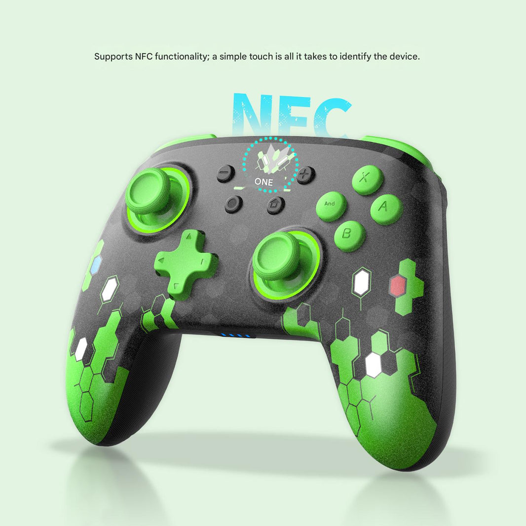 IINE Pokemon Z-A Controller for Nintendo Switch/Switch 2 (Black/Green) L1224