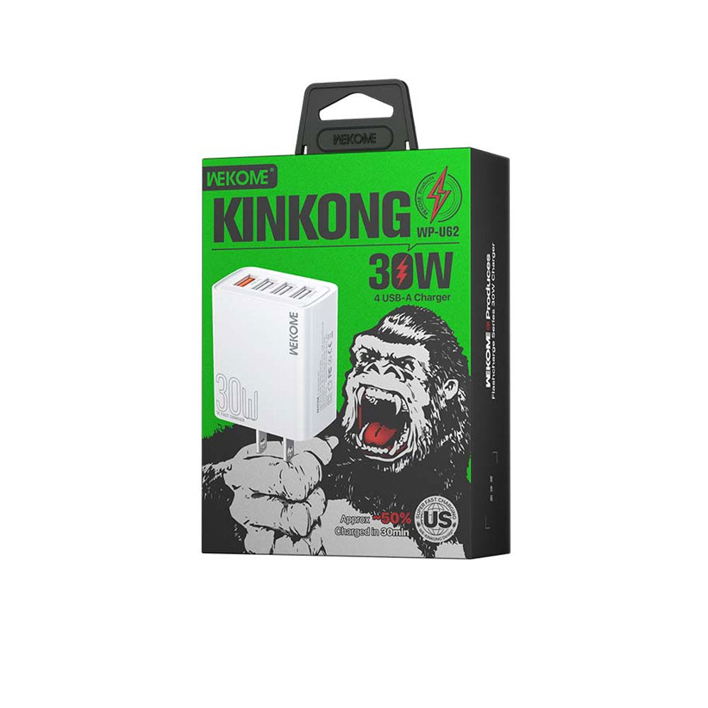 WEKOME Fast Charger 30W 4 PORT A - WP-U62