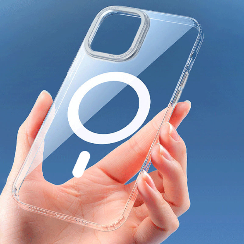 Wiwu iPhone 14 Pro Max Ultra Thin Crystal Magnetic Case Transparent