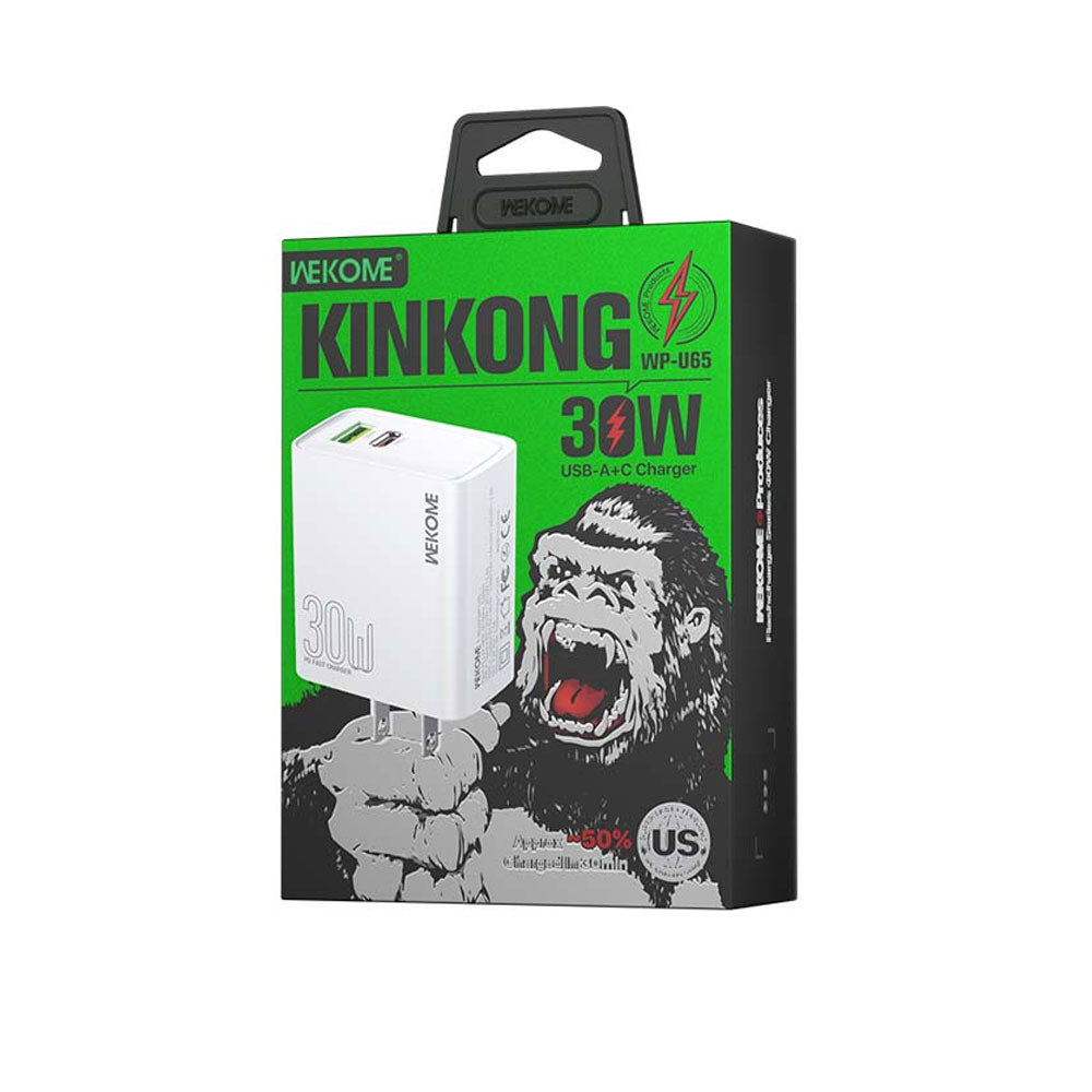 WEKOME Fast Charger 30W 2 PORT A+C - WP-U65
