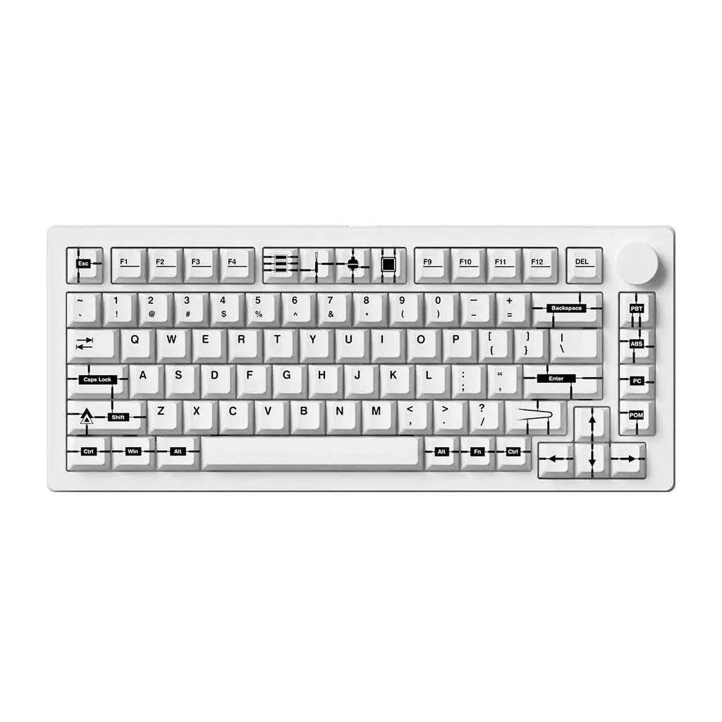 MonsGeek M1 V5 VIA Aluminum Case Multi-Mode Hot-Swappable Mechanical Keyboard