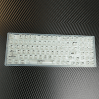 E-Yooso Z-94 Single Light 94 Keys Hot Swappable Mechanical Keyboard Transparent Light Green Linear [White Switch]