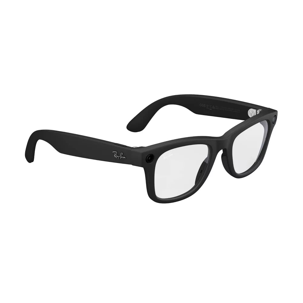 Ray-Ban Meta Wayfarer (Gen 2) Clear lenses Matte Black