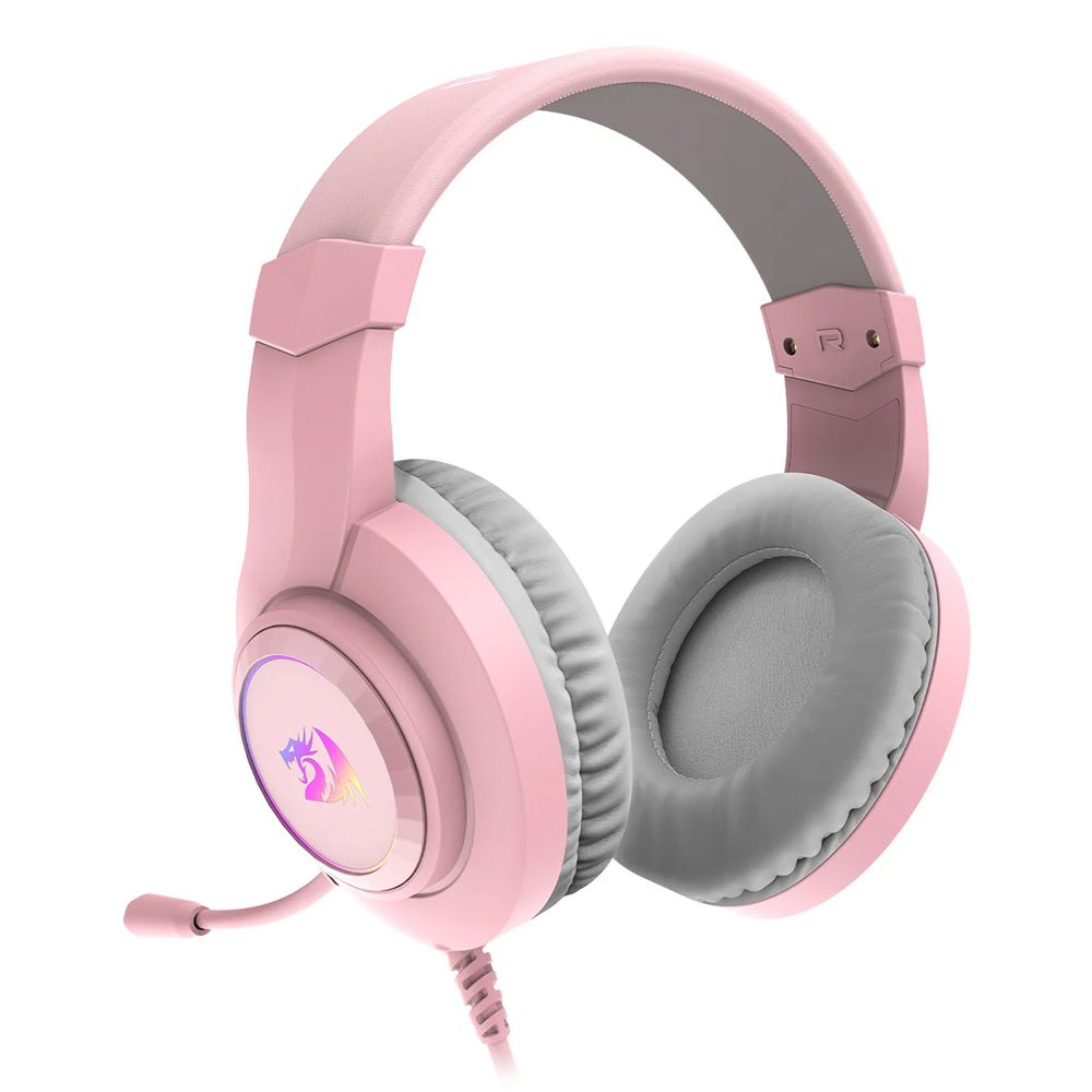 Redragon Hylas RGB 7.1 Surround Sound Gaming Headset Pink (H371P)