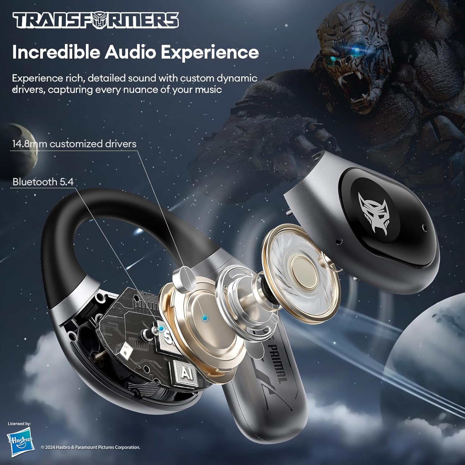 Transformers TF-T18 Bluetooth Earphone HIFI Sound Quality HD