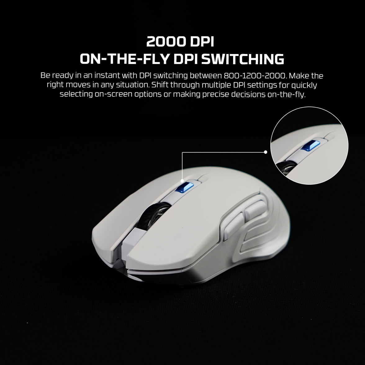 Fantech Raigor III Rechargeable Wireless Gaming Mouse (WG12RS)