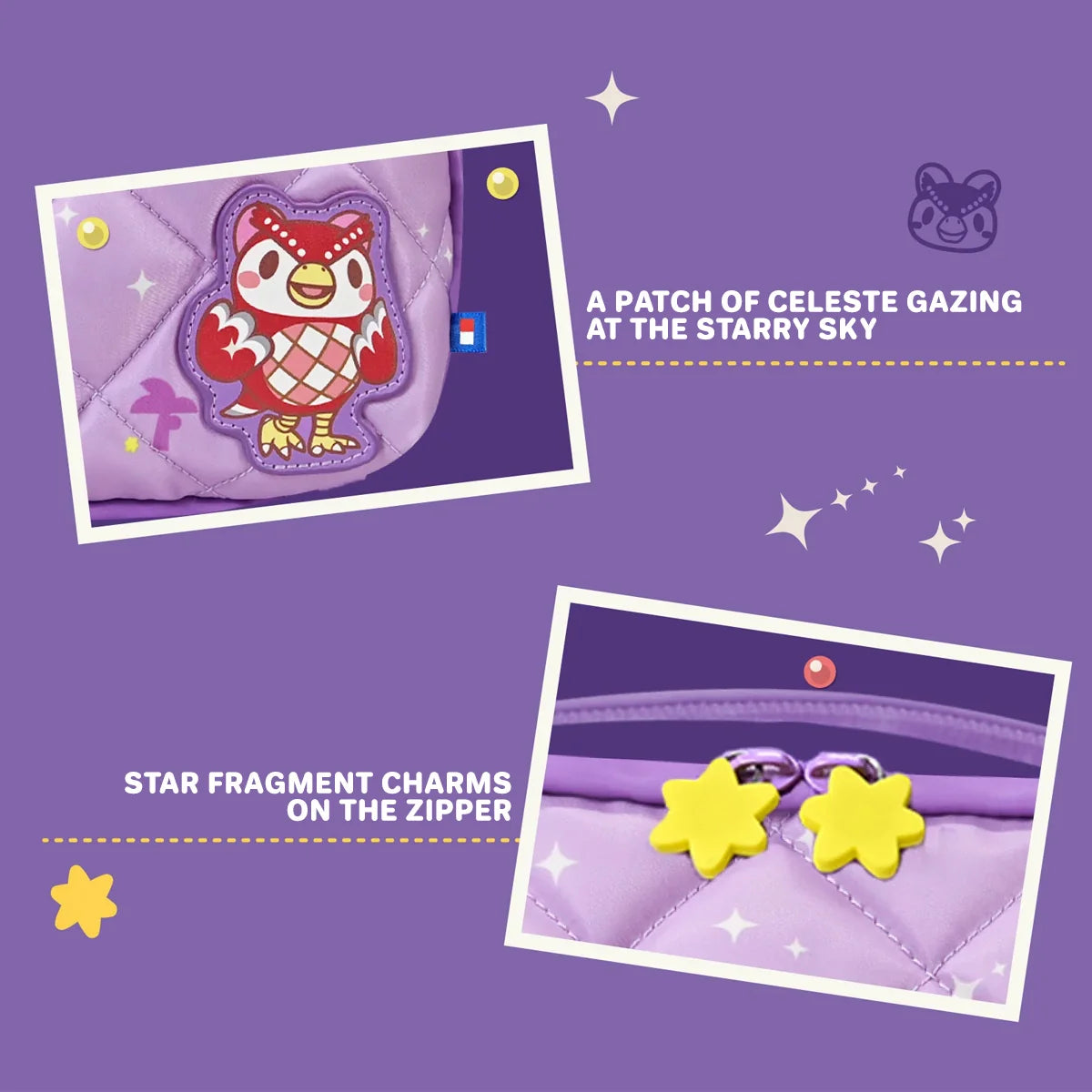 Hori Animal Crossing Puff Pouch for Nintendo Switch 2 (Celeste) (NSX-219A)