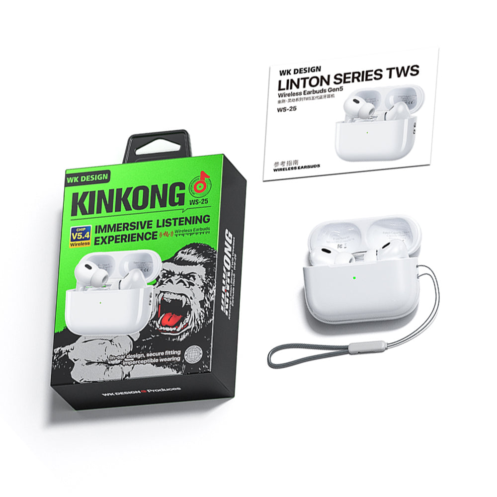 WEKOME Liton Series TWS Wireless Earpods (White) WS-25