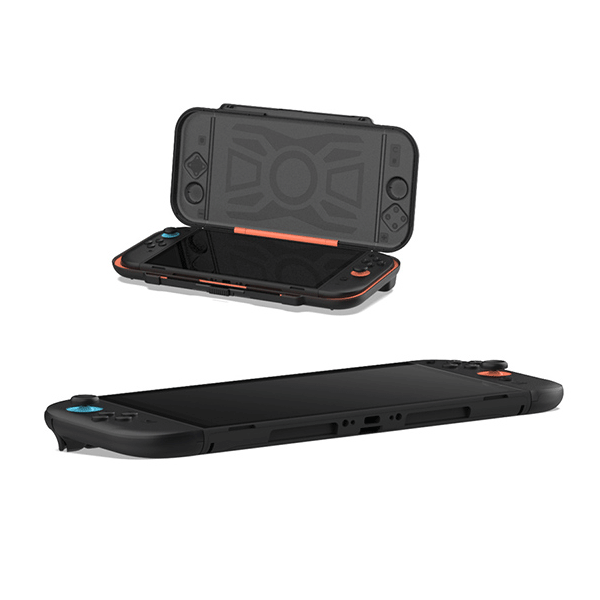 Dobe Game + Console Storage Case for Nintendo Switch 2 Black-Orange TNS-51112