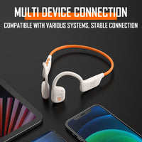 Onikuma T37 Wireless Earphone White Orange