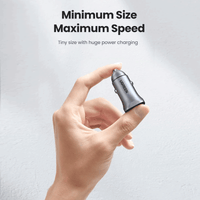 UGREEN USB-C PD+USB-A QC 20W Fast Car Charger (Space Gray) [CD130/30780]