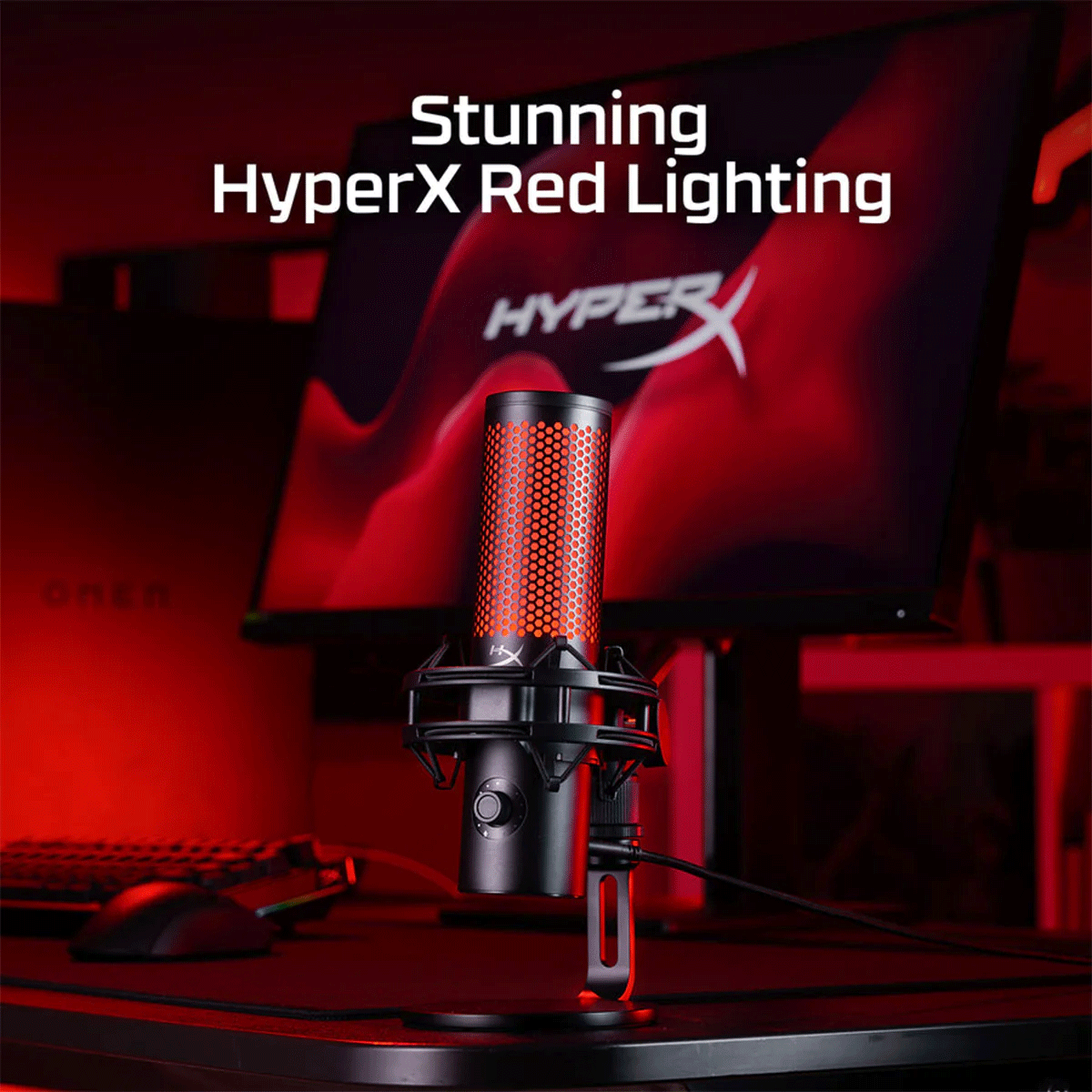 HyperX QuadCast 2 USB Microphone for PC/MAC/PS5/PS4 872V1AA Black