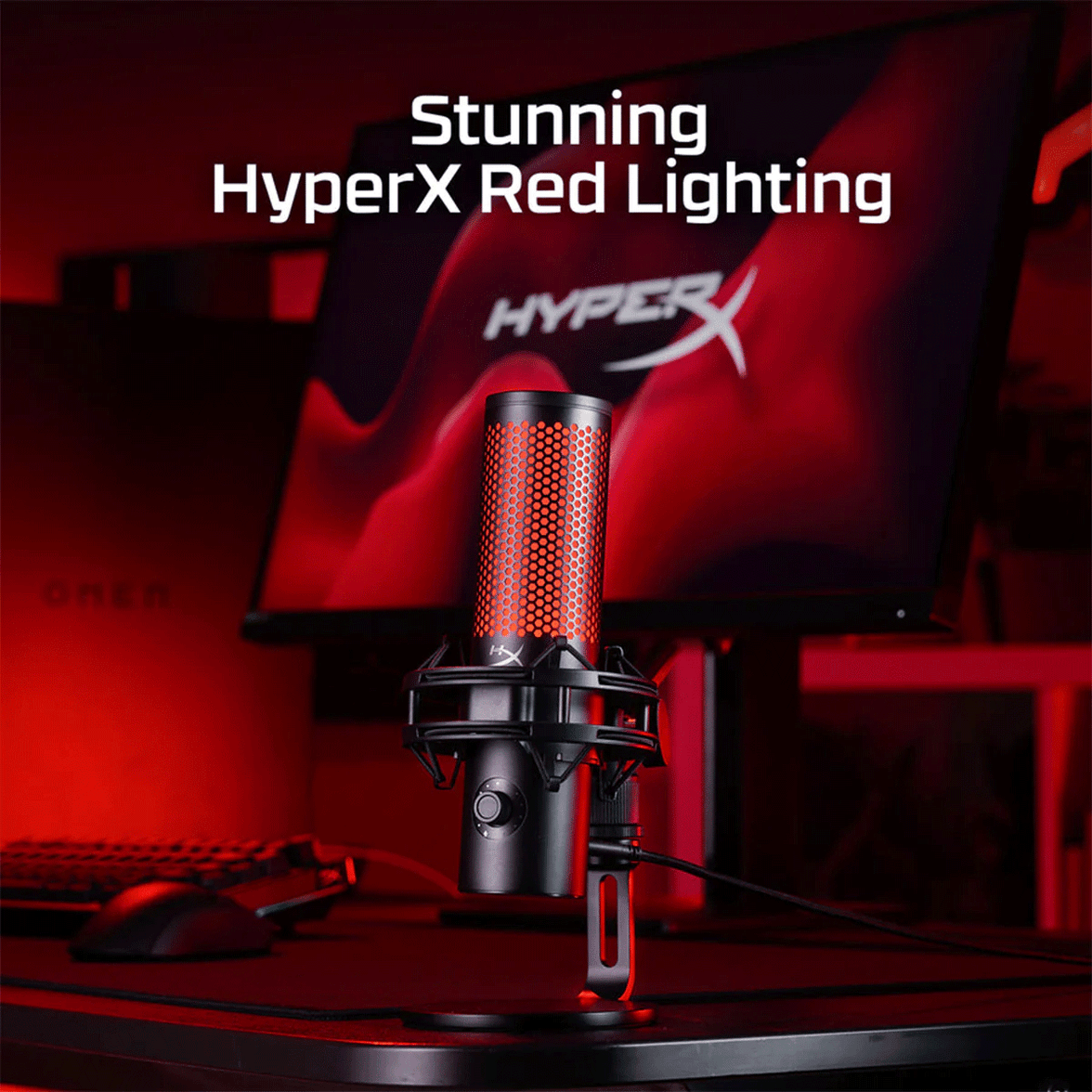 HyperX QuadCast 2 USB Microphone for PC/MAC/PS5/PS4 872V1AA Black