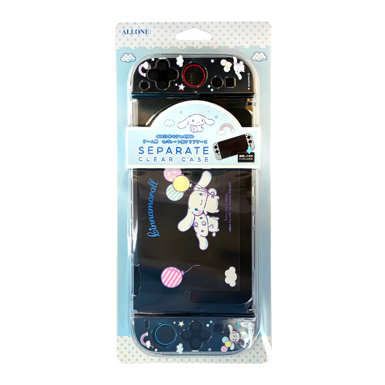 Allone Sanrio Clear Case for Nintendo Switch 2