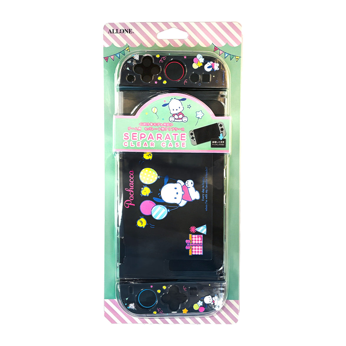 Allone Sanrio Clear Case for Nintendo Switch 2