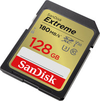 SanDisk Extreme SDSDXVA SDXC UHS-1 Card 180MBs 128GB