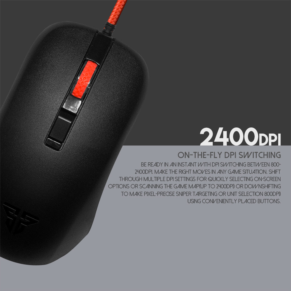 Fantech Rhasta II Pro Wired Gaming Mouse Black (G13)