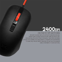 Fantech Rhasta II Pro Wired Gaming Mouse Black (G13)